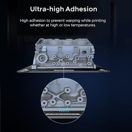 Creality Official K1 Max Build Plate PEI Sheet, 315x310mm Textured Removable Flexible Spring Surface Excellent Heat Resistance Heated for K2 Pro/3 S1 Plus/K1 Max/Ender 3 V3 Plus(Without Magnetic Base) - color: PEI Frosted Black, size: K1 Max/Ender 3 V3 Pl