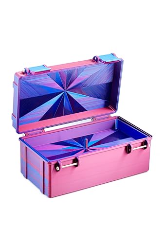 Vial Guard Storage Hard Case for 3ml, 5ml, 10ml, 30ml Vials, Secure Holder Multiple Sizes (Metalic, 100 x 3ml Stacked) - size: 100 x 3ml Stacked