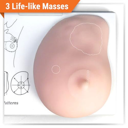 GPI Anatomicals Human Anatomy Model of Left Breast with Irregular Masses - style: Left Breast with Irregular Masses