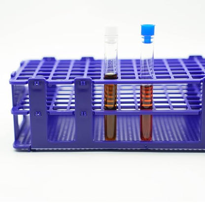 3 Pcs Detachable Plastic Test Tube Rack, 90 Holes Each, 13mm Diameter - color: Blue, size: 90 Holes-13mm