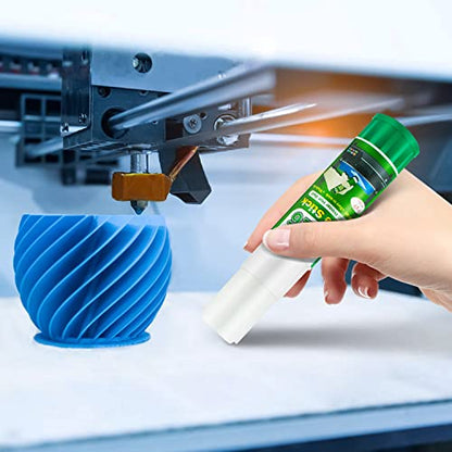 3D Printer Glue Sticks 6-Pack, 1.27oz Each, Strong First Layer Adhesion, Prevents Warping & Shifting, Fits Glass, PEI Sheet, Aluminum Build Plate, Fits PETG, PLA, TPU, ABS Filaments, Easy to Clean
