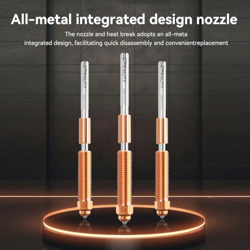 Creality Official Ender 3 V3 Hotend Kit, Upgrades Ceramic Heating Block Kit, Unicorn Quick Swap 3D Printer Nozzle, High Flow Extruder Heater Block, All Metal Integrated for Creality 3D Printers - style: Ender 3 V3