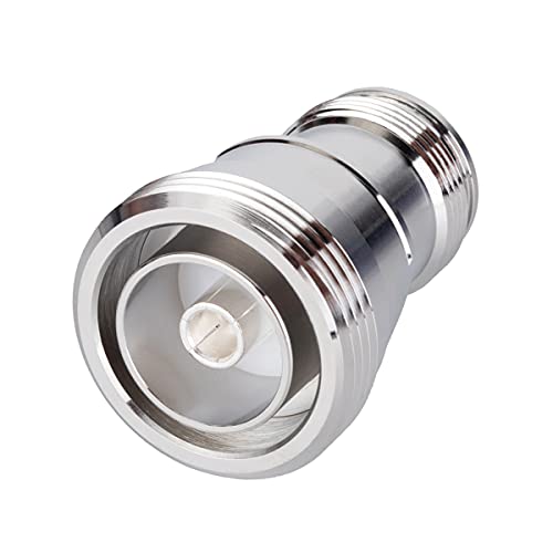 4.3-10 Mini DIN Female to L29 Female Aadpter Low PIM 160dBc 4.3/10 Mini Din to 7/16 Low PIM 160dBc Adaptor - color: 4.3-10 Female to 7/16 Female