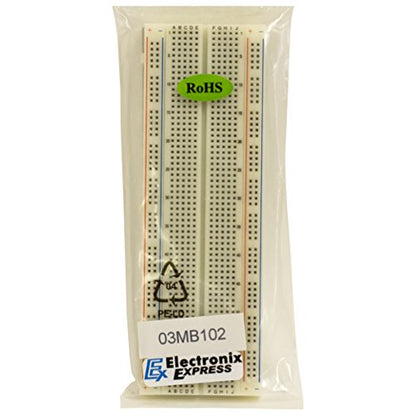 Premium Solderless Breadboard 830 Tie Points. 6.5" x 2.1" - EX ELECTRONIX Express