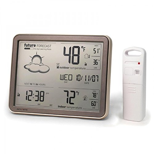 AcuRite (75077A3M) Large Wireless Weather Forecaster with Atomic Clock