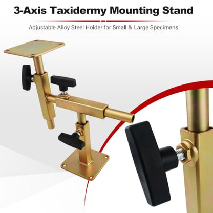 Taxidermy Stand Kit 3 Axis Mount - for Small and Large Projects