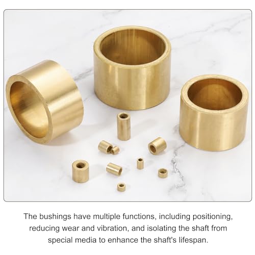 uxcell 50Pcs Sleeve Bearings, 6mm Bore x 8mm OD x 3mm Length, Self-Lubricating Sintered Bronze Bushings - size: 6mm Bore x 8mm OD x 3mm Length