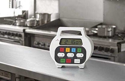 Chef Master 4-Channel Digital Timer, Extended Countdown Display - size: Large