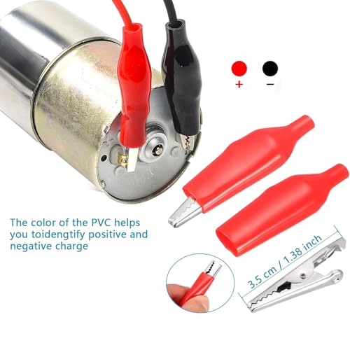 USB to Alligator Clip Adapter Cable Crocodile Clip Jumper Probe to USB Male Test Wre 22AWG Adapter Red and Black Wire Alligator Clip Cable for Testing The Circuit [4pack 3.3FFt / 100cm] - size: 4pcs-3.3Ft-Usb to Alligator