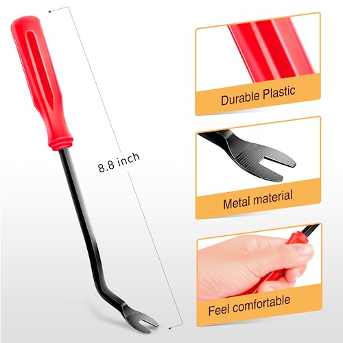 GOOACC 501PCS Universal Car Clips Mixed Auto Bumper Fender Trim Door - color: 500Pcs Mixed Clips + 1 Remover