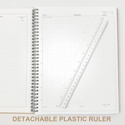 Carbonless Lab Notebook, 8.5x11 Inch 100 Sets Wire-O Bound - size: Carbonless 100 Sets