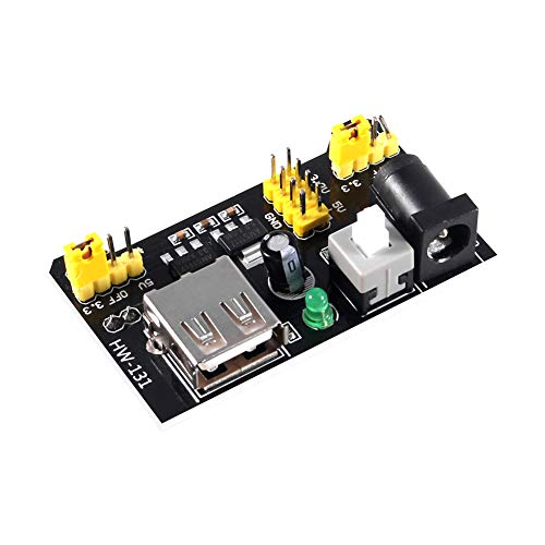 10PCS 3.3V 5V Power Supply Module for MB102 102 Prototype Breadboard DC 6.5-12V or USB Power Supply Module