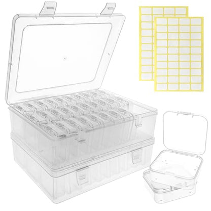 Bead Organizer Box, Small, 62 PCS - size: 62 PCS