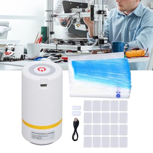 ViaGasaFamido Filament Storage Vacuum Kit, USB Pump, 20 Bags, 34 x 30 cm