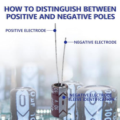 50 Pcs Electrolytic Capacitor 470uF 10V Aluminum Radial Electrolytic Capacitors - style: 10V 470uF