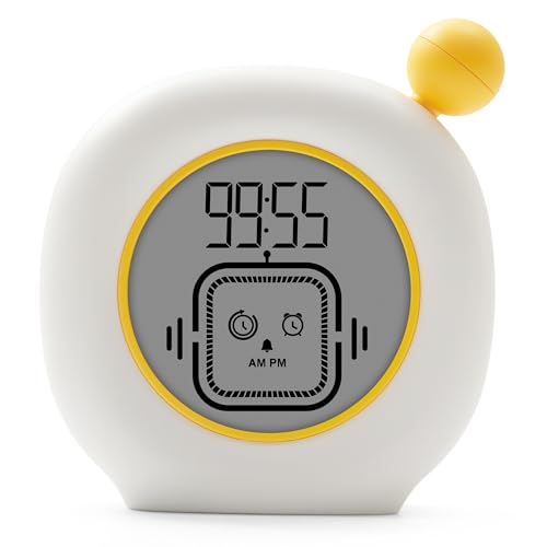 VEWINGL Visual Timer with Count Up & Countdown for Study, Work & Kitchen - color: White