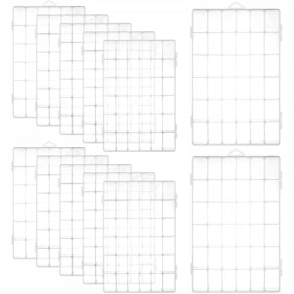 Sawysine 12 Pcs Plastic Organizer Box, 36 Grids Tackle Crafts Storage - size: 36 Grids