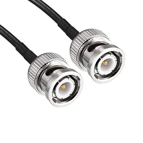 uxcell BNC Male to Male Coaxial Jumper Cable 50 ohm 6 feet RG174 - size: 6 Feet