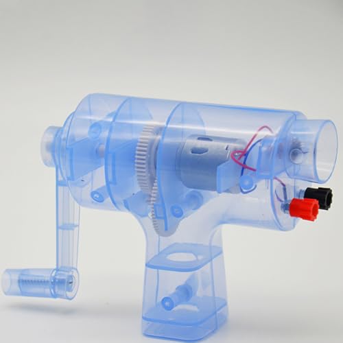 GANAZONO Hand Crank Generator Kit for Kids Educational Physics Science Experiment Portable Miniature Power Generator Teaching Tool 5.3 Inch