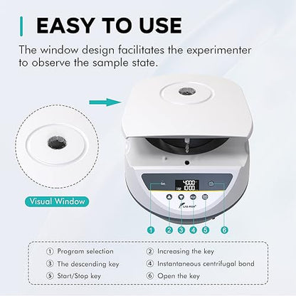 LAB FISH LC-6S Centrifuge, 6x2/5/10/15ml Tubes - size: 6S
