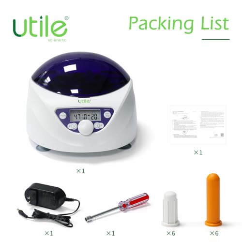 Utile PRP Benchtop Centrifuge Machine LCD Display for Laboratory School