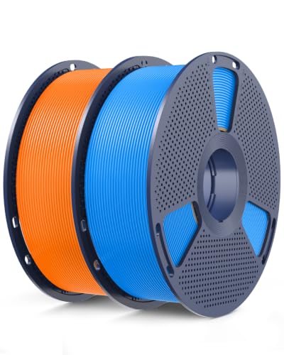 SUNLU 2KG Glow in the Dark PLA Filament 1.75mm, Glow Blue+Glow Green - color: Luminous Pla, Glow Blue+glow Orange