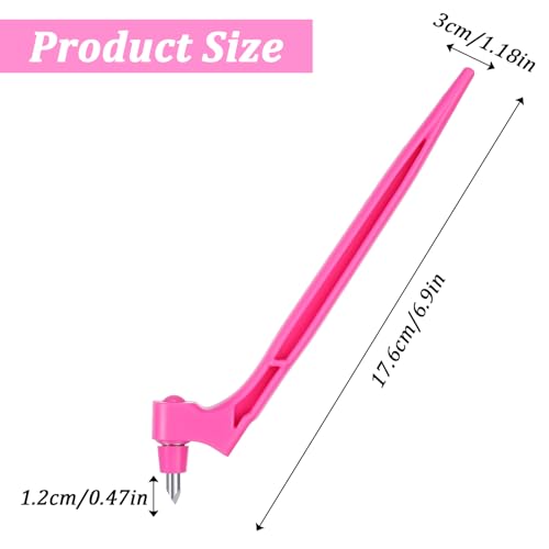 Craft Cutting Tools,360 Degree Rotating Craft Knife with 3 Different Stainless Steel Blades, Stencil Knife for DIY Crafts, Stencils, Scrapbooks, Spinblade Cutting Tool (Pink)