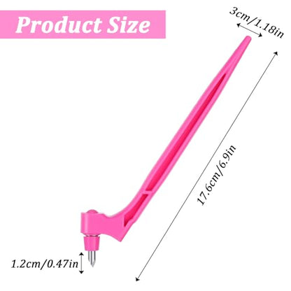 Craft Cutting Tools,360 Degree Rotating Craft Knife with 3 Different Stainless Steel Blades, Stencil Knife for DIY Crafts, Stencils, Scrapbooks, Spinblade Cutting Tool (Pink)