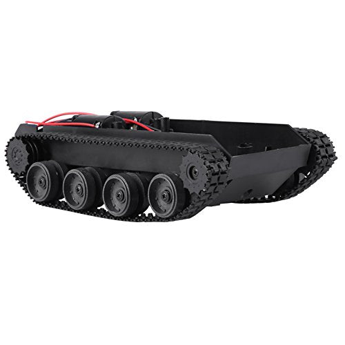 Hilitand DIY Kit Lightweight Shock Absorbed Plastic Tank Chassis with 130 Motor 3V-7V for Tank Toys Robot Projects