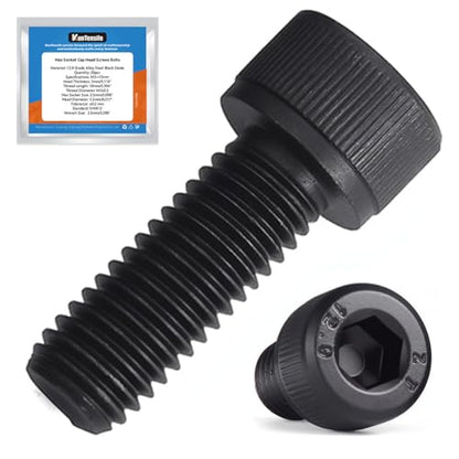 M5 x 16mm Hex Socket Cap Head Screws Bolts, 105pcs Grade12.9 Machine Screws - size: M5x16mm