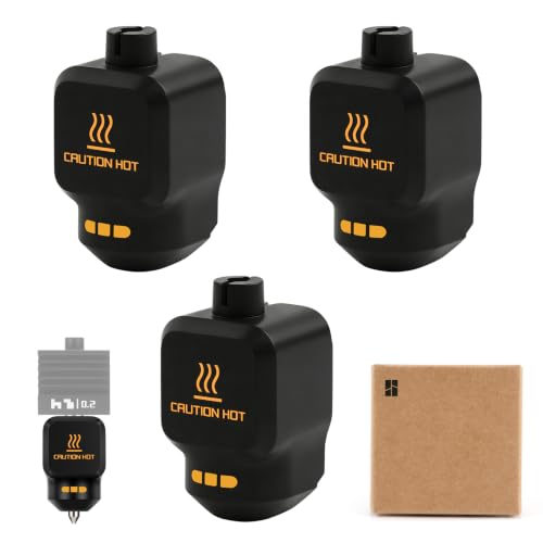Bamboo Original 3PCS Hotend Silicone Sock for Bambu Lab P2S 3D Printer,Hotend Heater Block Silicone Cover,High Temperature Resistance Protecting Extruder Sleeve - style: P2S Silicone Sock