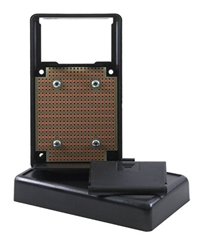 KIT-1593Q Box+PCB, Black ABS Plastic Box with Batt. Compartment, with PR1593Q PCB, Box = 4.4 x 2.6 x 1.1 in