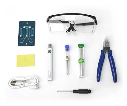 CircuitMess Tools Pack | Complete DIY Kit for Soldering & Assembly | Includes Soldering Iron, Pliers, Screwdrivers & More