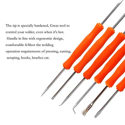 Kaisiking 6 Pcs Double Sided Soldering Assist Aid Repair Tool