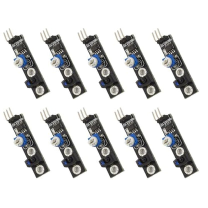 10pcs KY033 Line Tracking Sensoring Module Based TCRT5000 Sencoring for Electronic Projects and Obstacle Detection