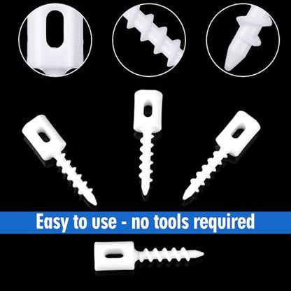 Chunful 24 Pack Foam Board Hangers Foamcore Wall Mounting Hangers