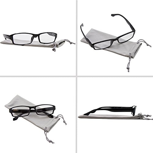 TruVision Readers OTC Reading Glasses for Men and Women, 9501HP - 2 Pack - color: 01hp-2-green