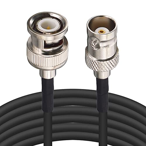 16ft BNC Male to Female Extension Cable 50 Ohm RG174 Coaxial Cable - color: 1, size: 16 feet