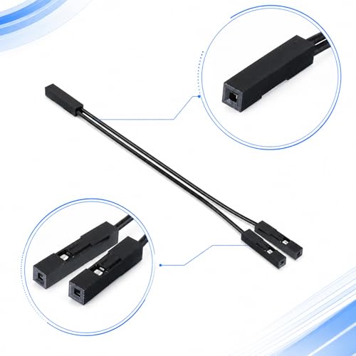 10 Pack Female to Female Jumper Wires 2 Pin Connector
