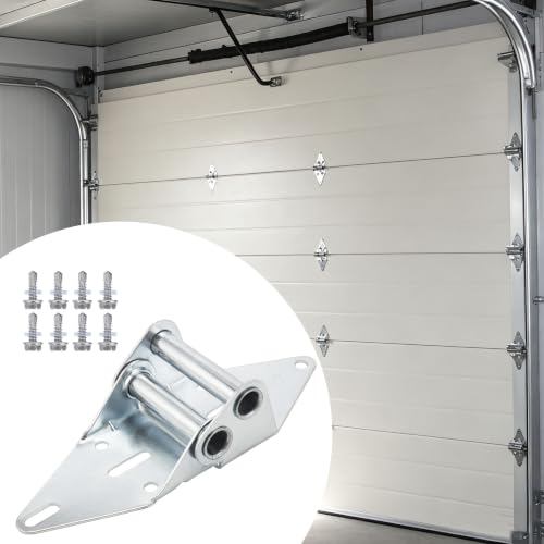 2-Pack #3 Garage Door Hinges, Heavy Duty 14 Gauge Galvanized Steel - size: #3