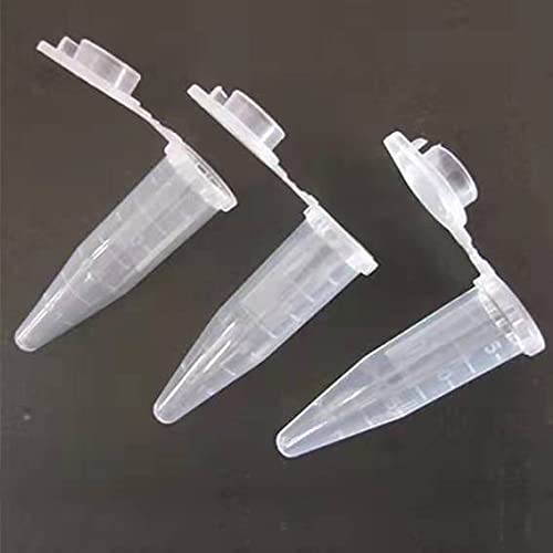 1.5ml Microcentrifuge Tube with Snap Cap, Polypropylene Graduated, Natural (Pack of 500)