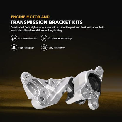 Engine Motor Mount Transmission Bracket Kits for Nissan Rogue 14-20 - style: for Rogue/X-Trail 2014-2019