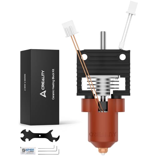 Creality Official K1/K1 Max/K1C Ceramic Heating Block Kit, Support 300°C High Temperature and 600mm/s Fast Speed Printing, Compatible with Creality K1, K1 MAX, K1C 3D Printer - style: 2025 K1/K1C/K1 Max