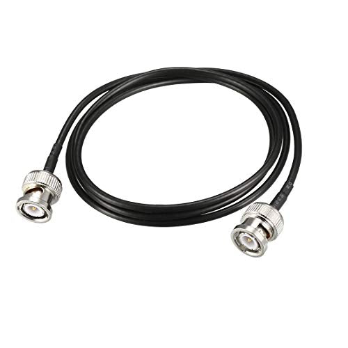 uxcell BNC Male to Male Coaxial Jumper Cable 50 ohm 3.3 feet RG174 - size: 3.3 Feet