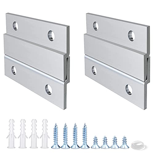 French Cleat Picture Hanger 2 Inches Aluminum Z Hanger 2 Pairs - size: 2 Inch-Standard