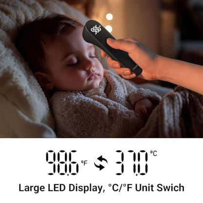 iHealth No-Touch Forehead Thermometer for Adults, Babies, Kids PT3 Black - color: Black