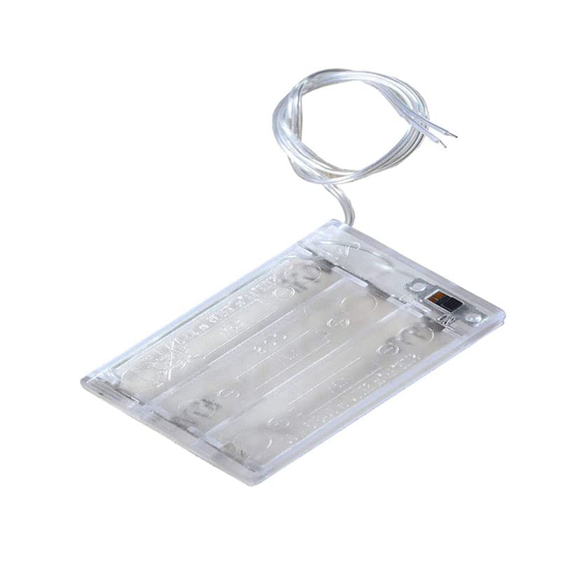3x AA LED String Battery Holder and Screws 3 x 1.5V AA Battery Holder and Switch for LED String Light DIY or Fixing