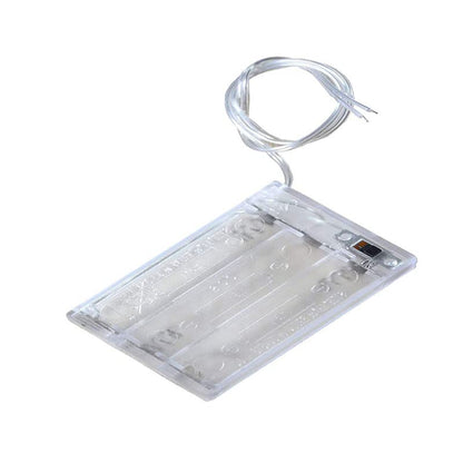 3x AA LED String Battery Holder and Screws 3 x 1.5V AA Battery Holder and Switch for LED String Light DIY or Fixing