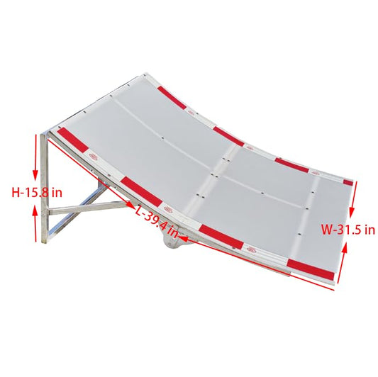 RC Car Jump Ramp,RC Car Ramps for 1/5 1/10 1/12 1/14 1/16 RC Car (39.4 * 31.5 * 15.8 inches)