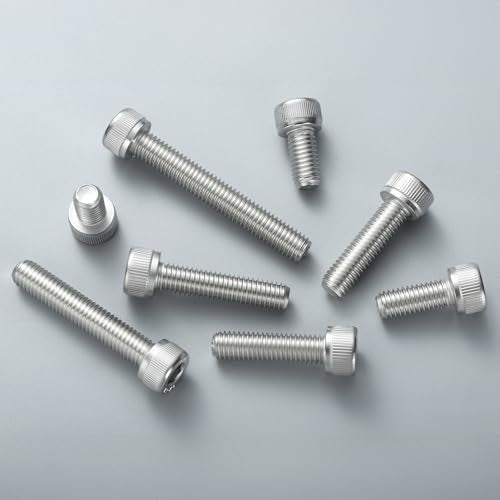 516PCS M4 Screws Assortment Kit, 304 Stainless Steel 18-8 Hex Socket Head Cap Screws Bolts Nuts and Washers Set, M4 x 6/8/10/12/16/20/25mm, for 3D Printer - size: SS M4 516PCS Socket Cap